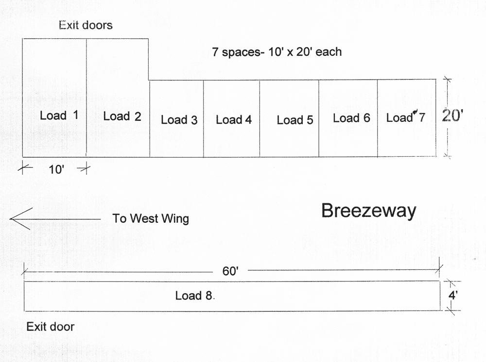 KY Expo Center Breezeway Map | KYANA SWAP MEET